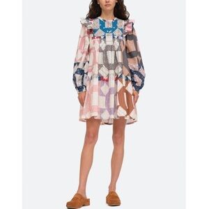 Sea New York Patchwork Mini Dress - Multicolor